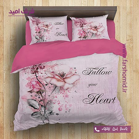 سرویس لحاف روتختی 6 تکه دو نفره اولدوز طرح گل کد 20132