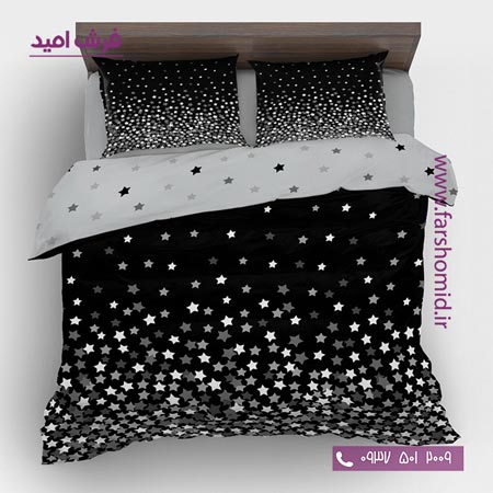 سرویس لحاف روتختی 6 تکه دو نفره اولدوز طرح ستاره کد 20168