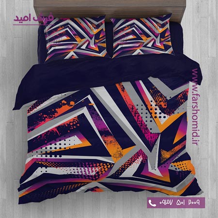 سرویس لحاف روتختی 6 تکه دو نفره اولدوز کد 20170
