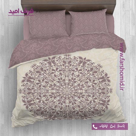 سرویس لحاف روتختی 6 تکه دو نفره اولدوز کد 20172
