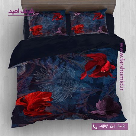 سرویس لحاف روتختی 6 تکه دو نفره اولدوز کد 20189