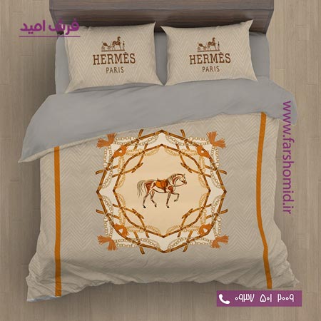 سرویس لحاف روتختی 6 تکه دو نفره اولدوز طرح هرمس کد 20206
