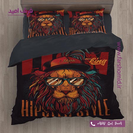 سرویس لحاف روتختی 6 تکه دو نفره اولدوز طرح پادشاه کد 20208