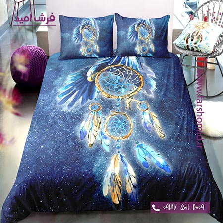 سرویس لحاف روتختی 6 تکه دو نفره اولدوز کد 20221