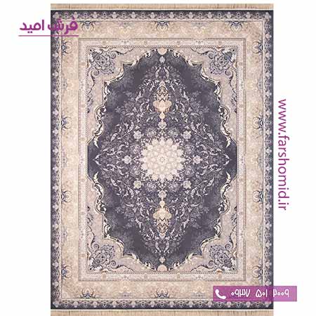 فرش ماشینی 700 شانه 8 رنگ آماندا متالیک لایت فرش سورنا