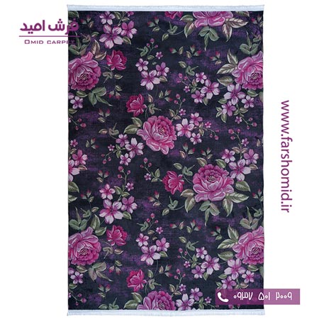 700 شانه طرح گل رز مشکی صورتی 100443 کلاریس محتشم