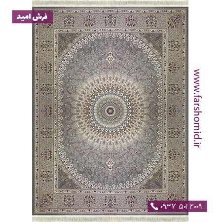 فرش 1600 شانه 8 رنگ بینظیر فیلی خاطره کویر کاشان