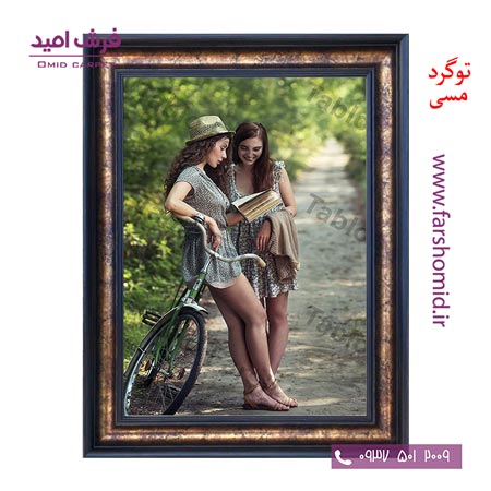 تابلو فرش ماشینی طرح دوستی کد 12010 فرشان