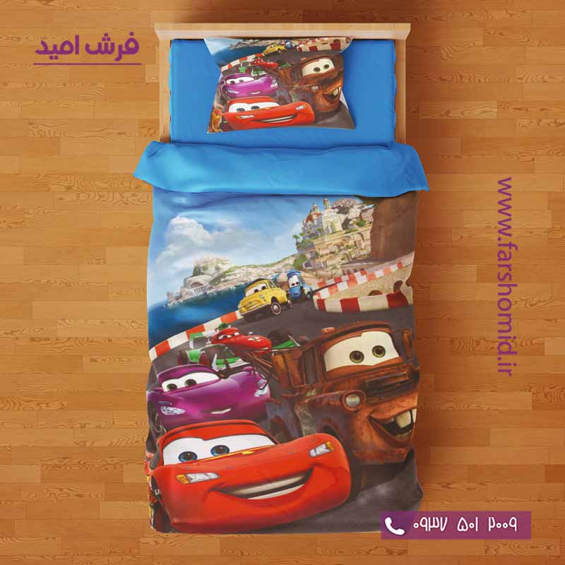 سرویس لحاف روتختی 6 تکه یک نفره اولدوز طرح مک کوین کد 101221