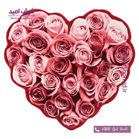 پادری دایره قطر ۱ متر گلشن قرمز زرباف