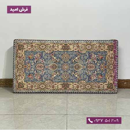 یک جفت پشتی ابری 50 در 100 طرح افشان سلطنتی آبی 1500 شانه خاطره کویر