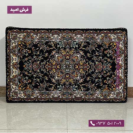 یک جفت پشتی ابری 60 در 100 طرح ندا سرمه ای 700 شانه هستی