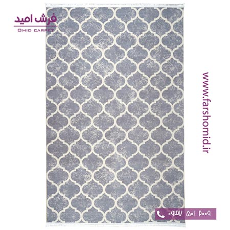 700 شانه طرح مراکشی 100450 طوسی کرم کلاریس محتشم