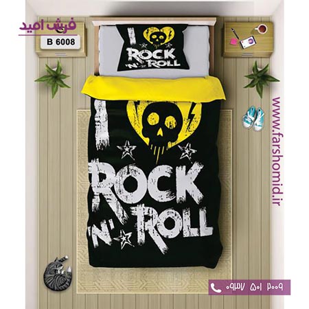 ست روتختی اسپرت 6 تکه اولدوز طرح راک اند رول کد B 6008