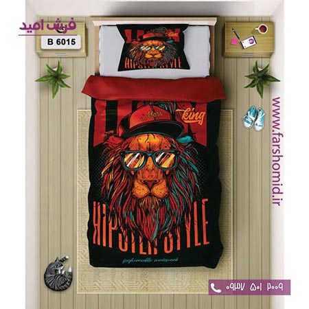 ست روتختی اسپرت 6 تکه اولدوز طرح شیر کد B 6015