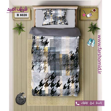 ست روتختی اسپرت 6 تکه اولدوز طرح مشبک کد B 6020
