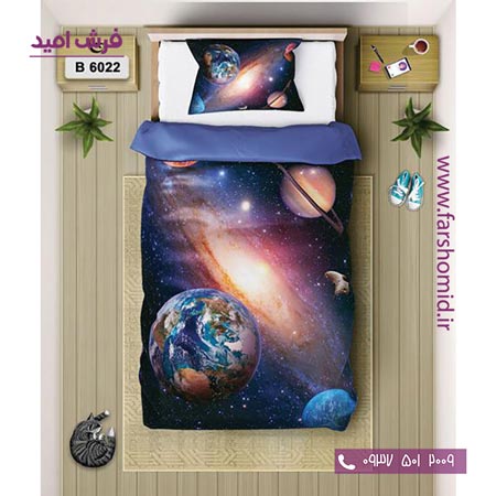 ست روتختی اسپرت 6 تکه اولدوز طرح کهکشان کد B 6022