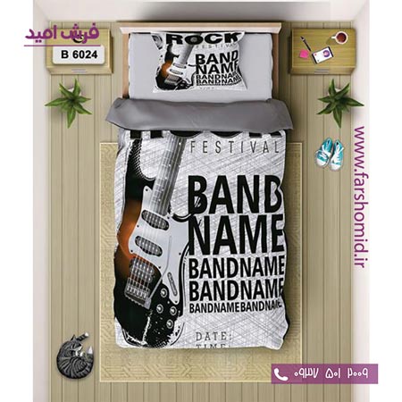 ست روتختی اسپرت 6 تکه اولدوز طرح گیتار کد B 6024