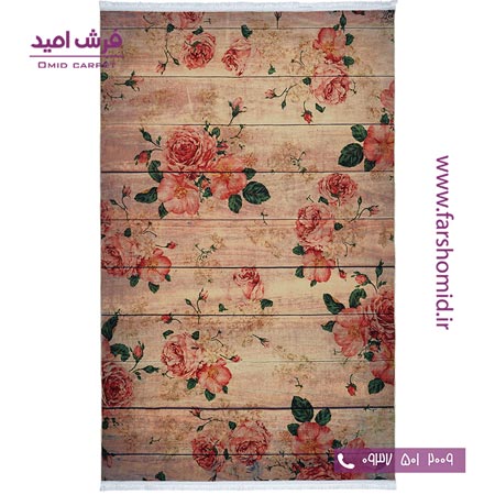 700 شانه طرح گل صورتی 100452 کلاریس محتشم