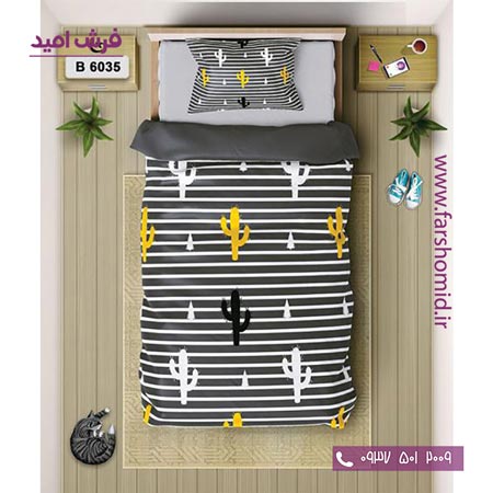 ست روتختی اسپرت 6 تکه اولدوز طرح کاکتوس کد B 6035