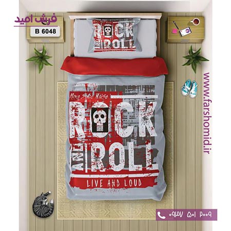 ست روتختی اسپرت 6 تکه اولدوز طرح راک اند رول کد B 6048