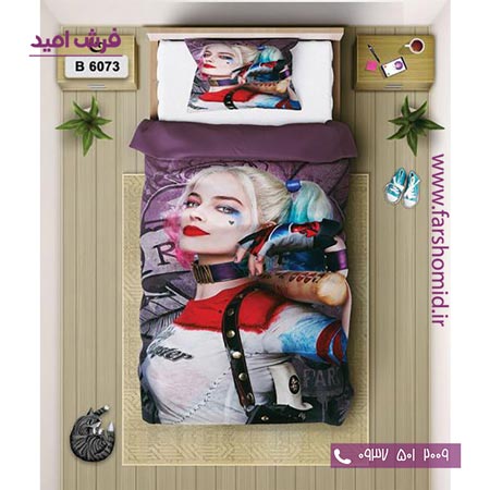 ست روتختی اسپرت 6 تکه اولدوز طرح هارلی کوئین کد B 6073