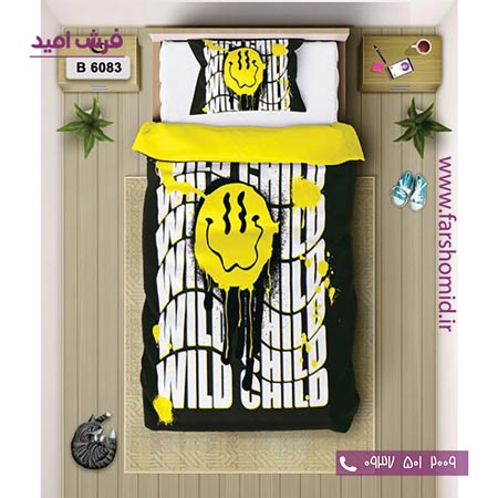 ست روتختی اسپرت 6 تکه اولدوز طرح استیکر کد B 6083