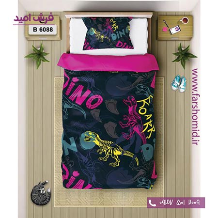 ست روتختی اسپرت 6 تکه اولدوز طرح دایناسور کد B 6088