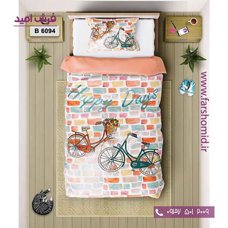 ست روتختی اسپرت 6 تکه اولدوز طرح دوچرخه کد B 6094