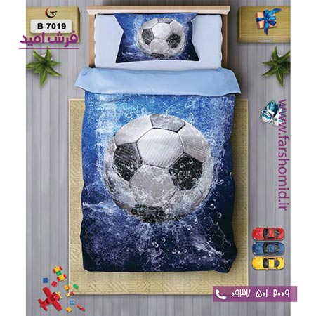 ست روتختی کودک و نوجوان 6 تکه اولدوز توپ فوتبال کد B 7019