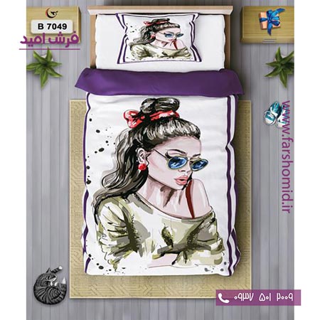 ست روتختی کودک و نوجوان 6 تکه اولدوز دختر زیبا کد B 7049