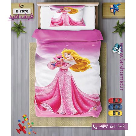 ست روتختی کودک و نوجوان 6 تکه اولدوز پرنسس کد B 7070