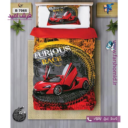 ست روتختی کودک و نوجوان 6 تکه اولدوز FURIOUS RACE  کد B 7065