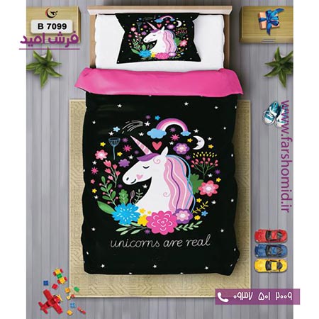 ست روتختی کودک و نوجوان 6 تکه اولدوز یونی کورن کد B 7099