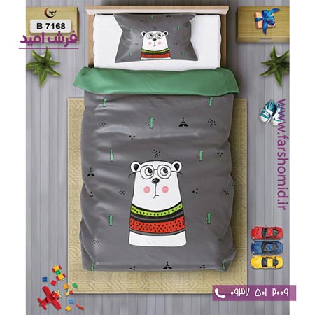 ست روتختی کودک و نوجوان 6 تکه اولدوز موش عینکی کد B 7168