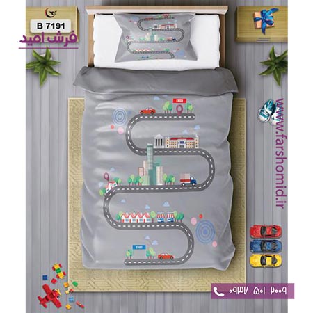 ست روتختی کودک و نوجوان 6 تکه اولدوز خیابان کد B 7191