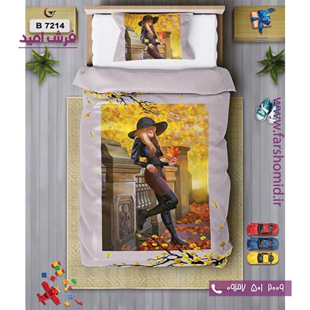 ست روتختی کودک و نوجوان 6 تکه اولدوز دختر پاییز  کد B 7214