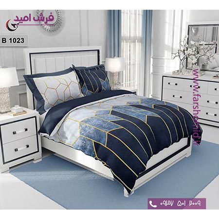 ست روتختی مدرن و کلاسیک 6 تکه اولدوز هندسی کد B 1023