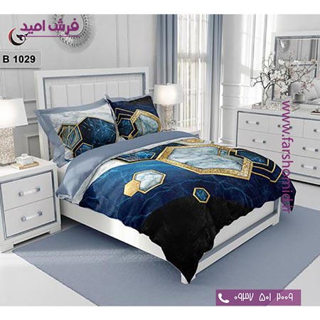 ست روتختی مدرن و کلاسیک 6 تکه اولدوز هندسی کد B 1029