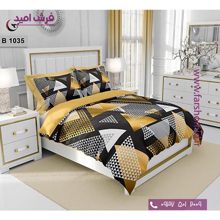 ست روتختی مدرن و کلاسیک 6 تکه اولدوز هندسی کد B 1035