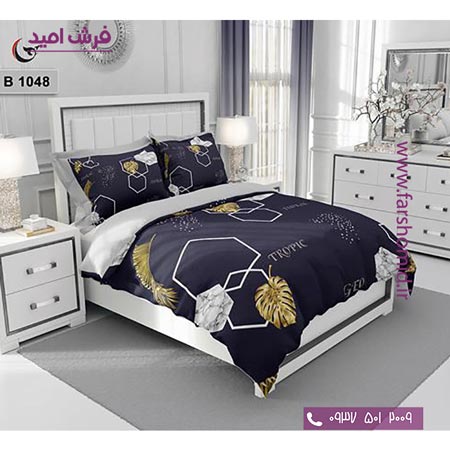 ست روتختی مدرن و کلاسیک 6 تکه اولدوز برگ و هندسی کد B 1048