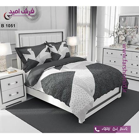 ست روتختی مدرن و کلاسیک 6 تکه اولدوز هندسی کد B 1051