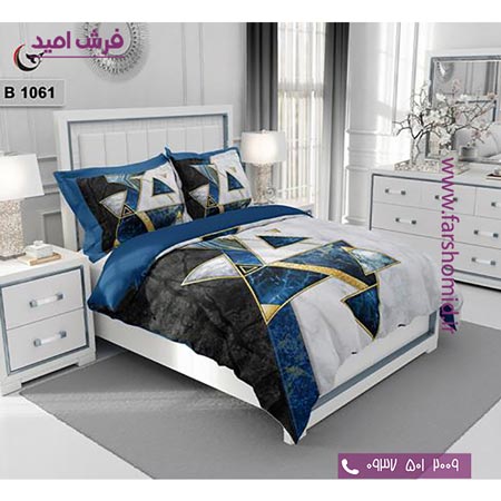 ست روتختی مدرن و کلاسیک 6 تکه اولدوز هندسی کد B 1061