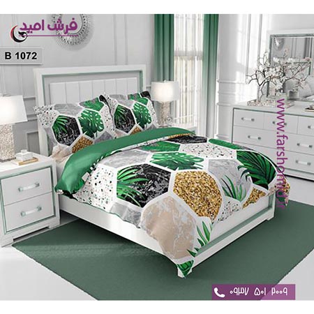 ست روتختی مدرن و کلاسیک 6 تکه اولدوز هندسی و برگ کد B 1072