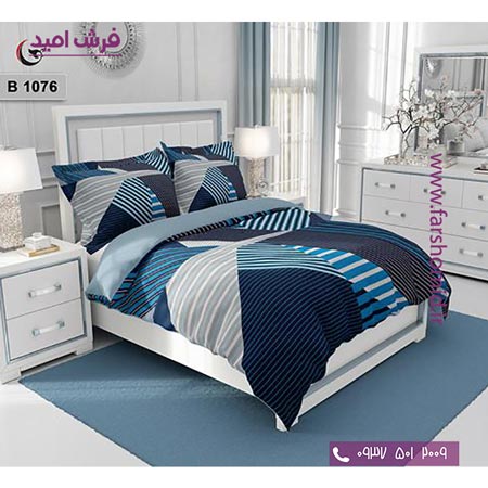 ست روتختی مدرن و کلاسیک 6 تکه اولدوز هندسی و راه راه کد B 1076