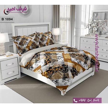 ست روتختی مدرن و کلاسیک 6 تکه اولدوز هندسی و گل کد B 1094