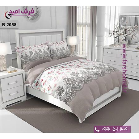 ست روتختی مدرن و کلاسیک 6 تکه اولدوز گل کد B 2058