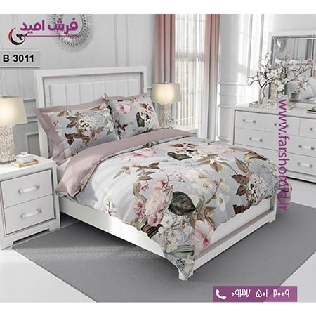 ست روتختی طرح گل 6 تکه اولدوز گل ریز کد B 3011