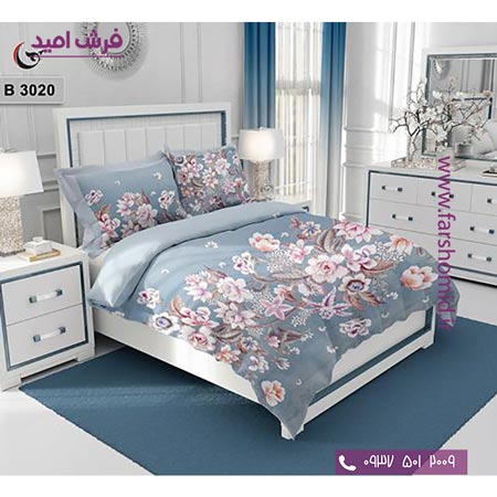 ست روتختی طرح گل 6 تکه اولدوز گل ریز کد B 3020