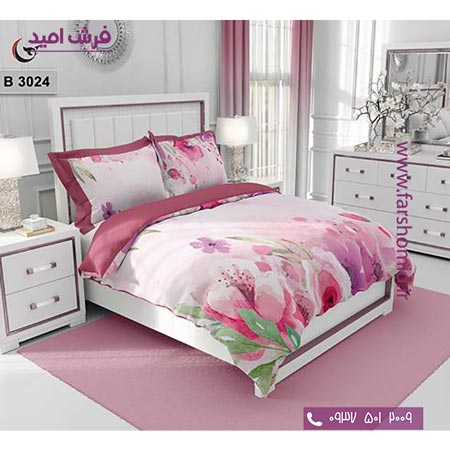 ست روتختی طرح گل 6 تکه اولدوز گل کد B 3024